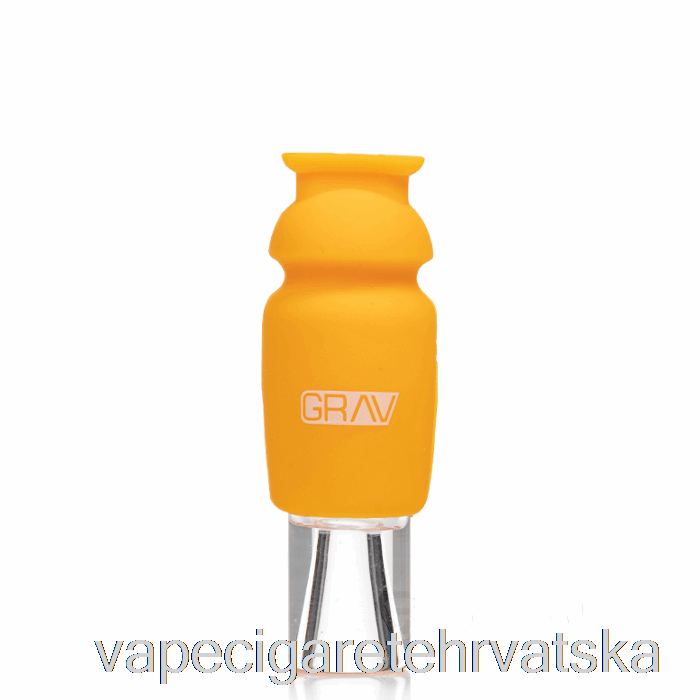 Vape Hrvatska Grav Silicone-capped Glass Crutch Senf žuta